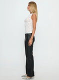 Azria Faux Leather Pants Black
