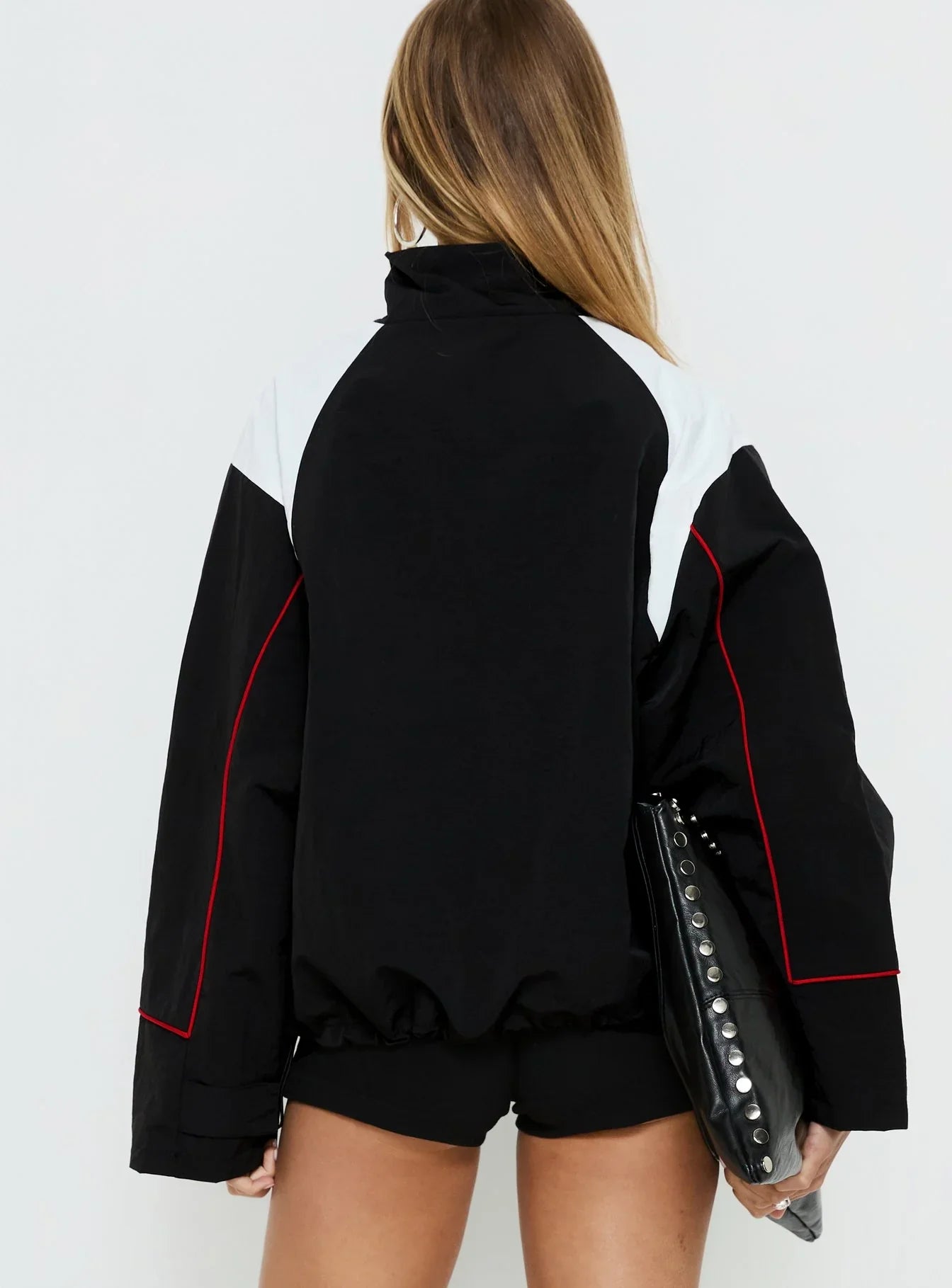 Shoreline Windbreaker Noir White