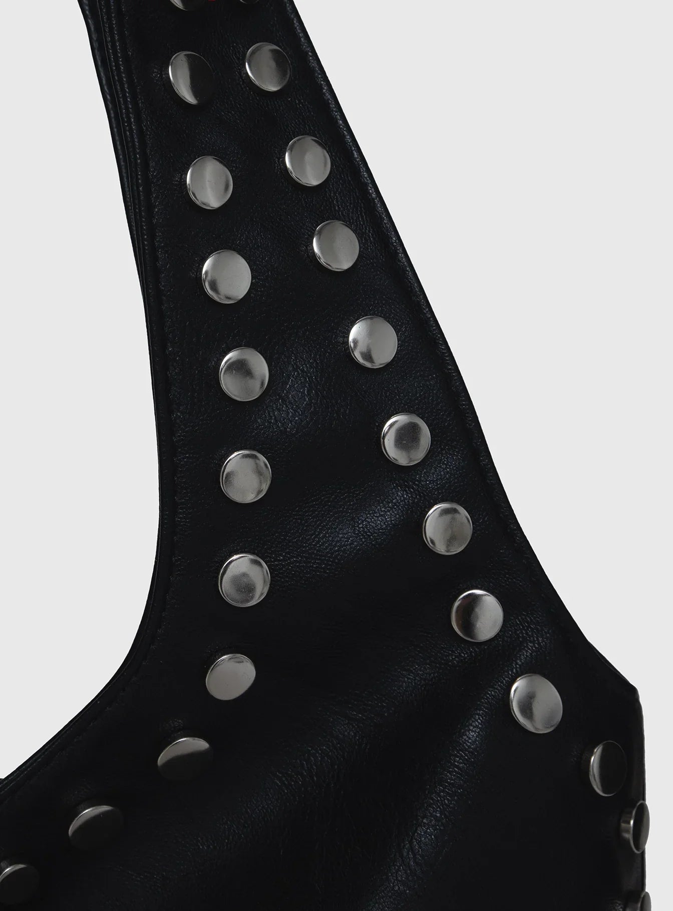 Tell The Truth Studded Bag Black Silver