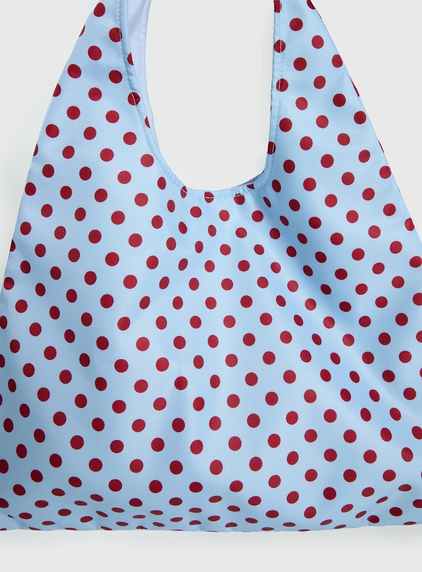 Mayda Tote Bag Red Blue Polka