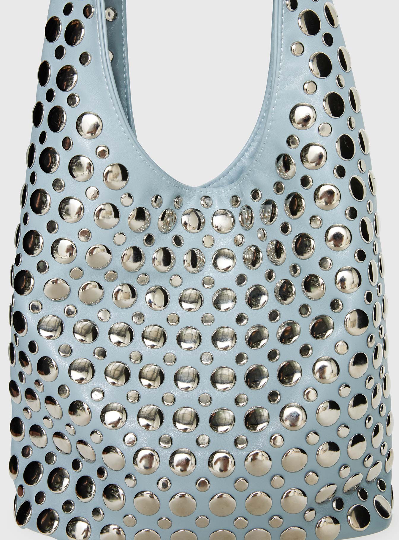 In The Crowd Shoulder Bag Blue Silver