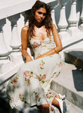 Lauraline Maxi Dress Cream Floral