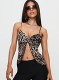 Chandani Cami Top Brown