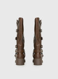 Buckle Down Boots Brown