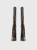 Good Judgement Knee High Boots Chocolate