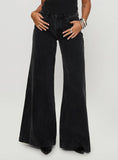 Toby Low Rise Baggy Jeans Charcoal