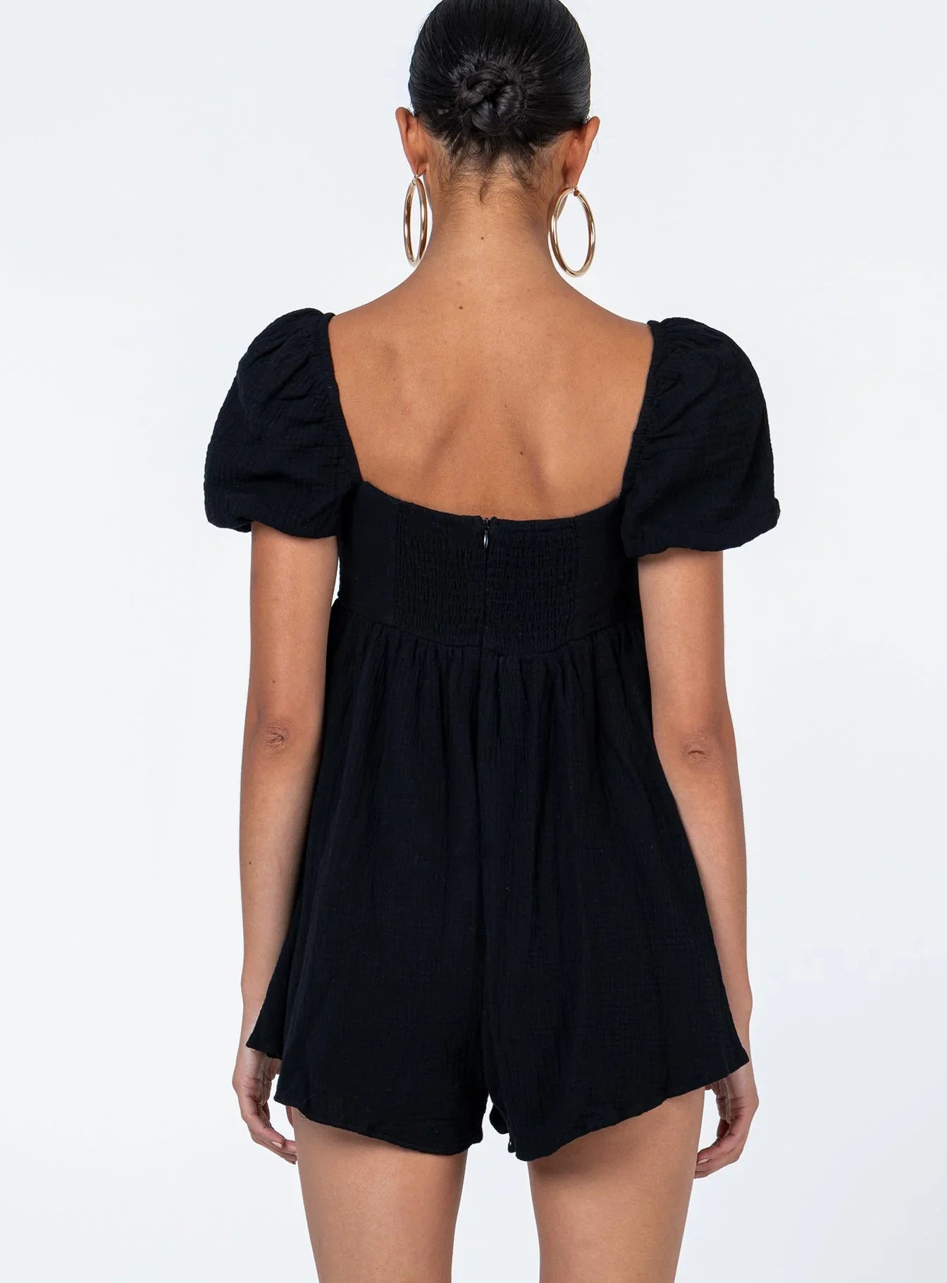 Lorna Romper Black