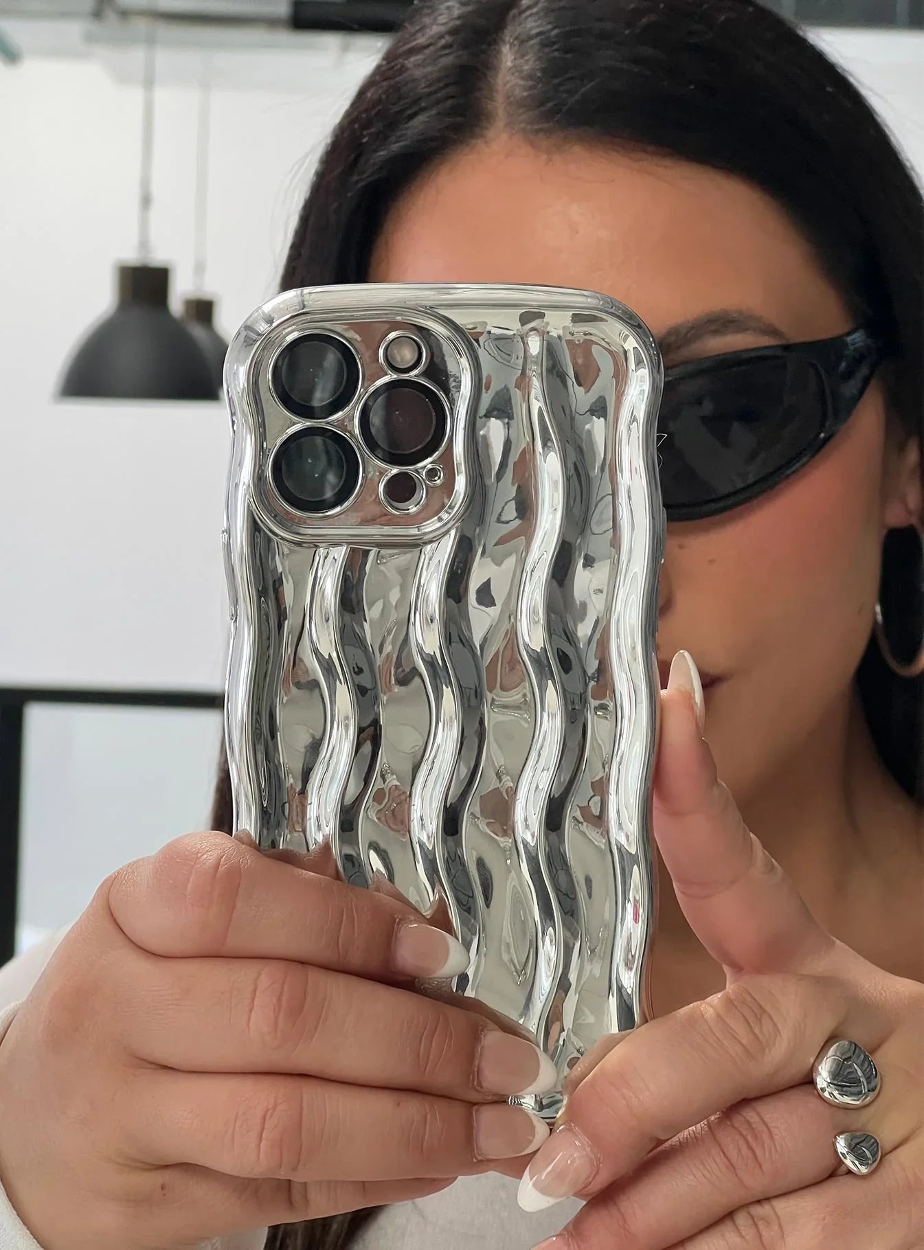 Keep Talking iPhone Case Silver