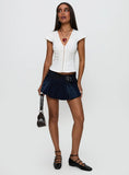 Indulgence Corset Top White