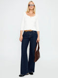 Desirae 3 4 Sleeve Top White