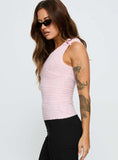 Cornella One Shoulder Top Pink