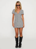 Loveliness Playsuit Black White Check
