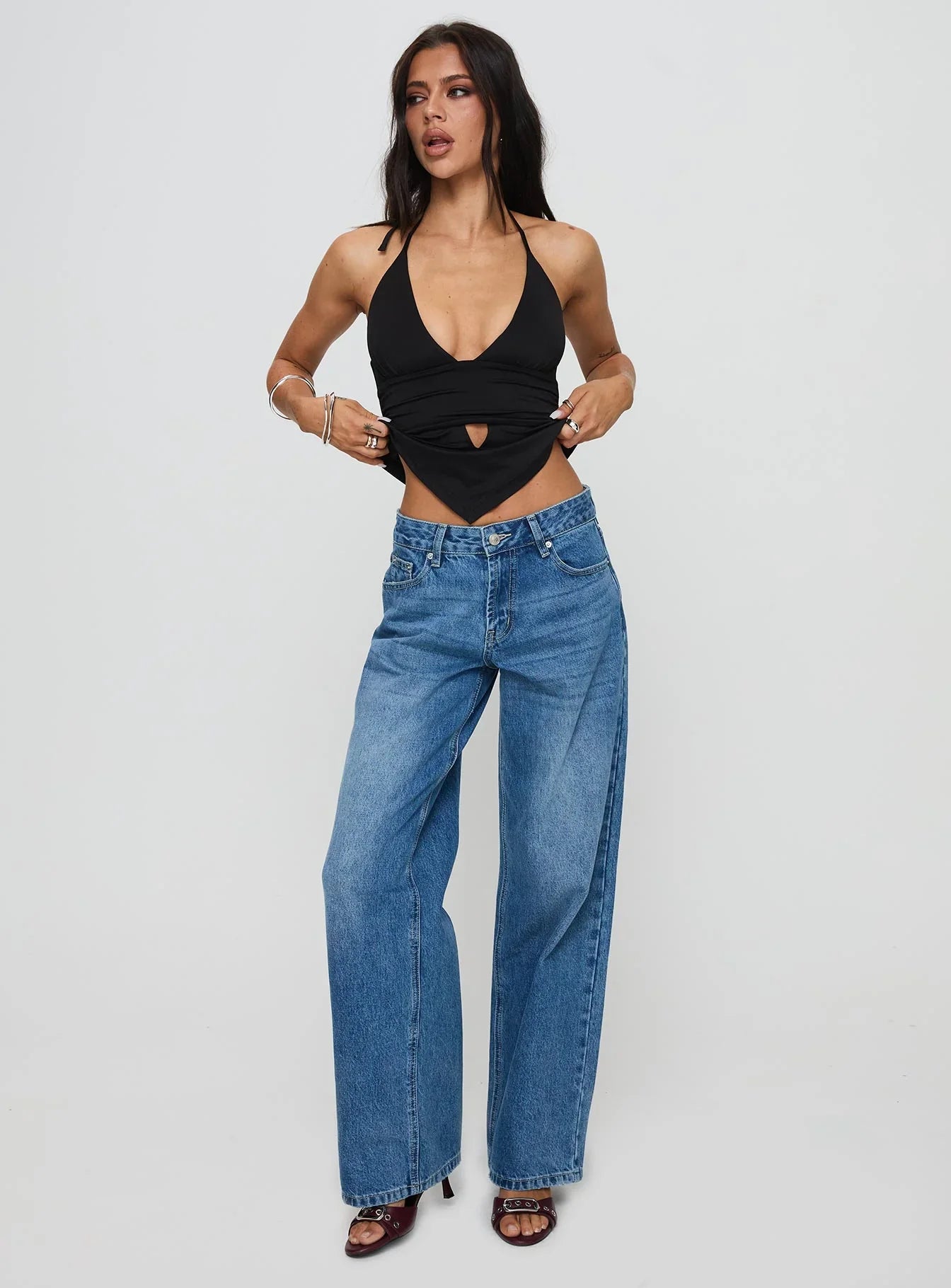 Averee Halter Top Black