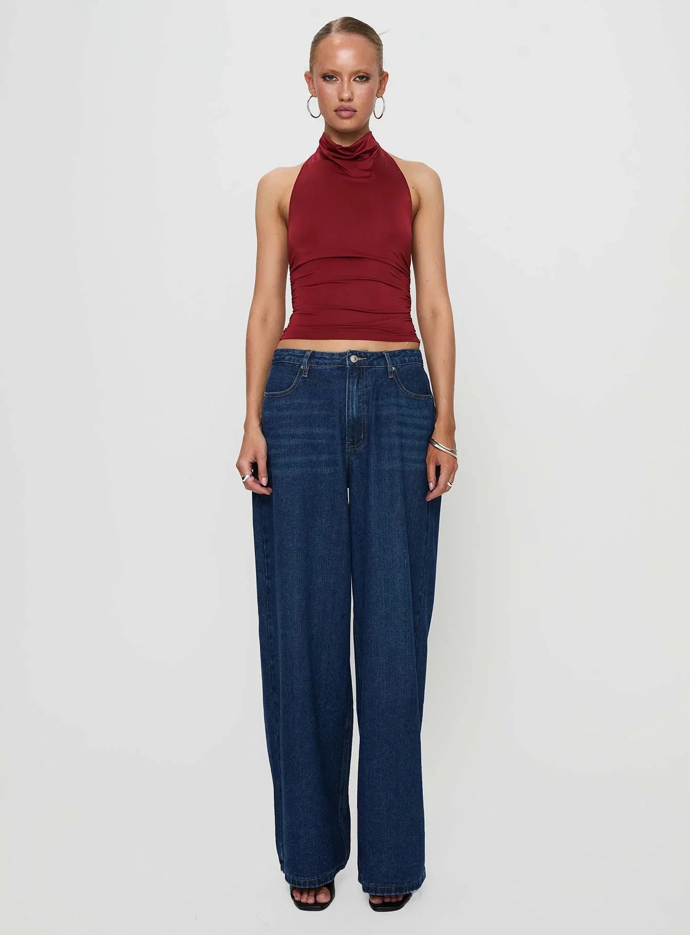 Giggle Top Burgundy
