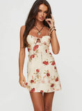 Carleton Mini Dress Cream Floral