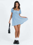 Lets Dance Mini Dress Blue