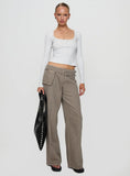 Daphine Long Sleeve Top Grey