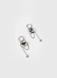 We Found Love Earrings Silver