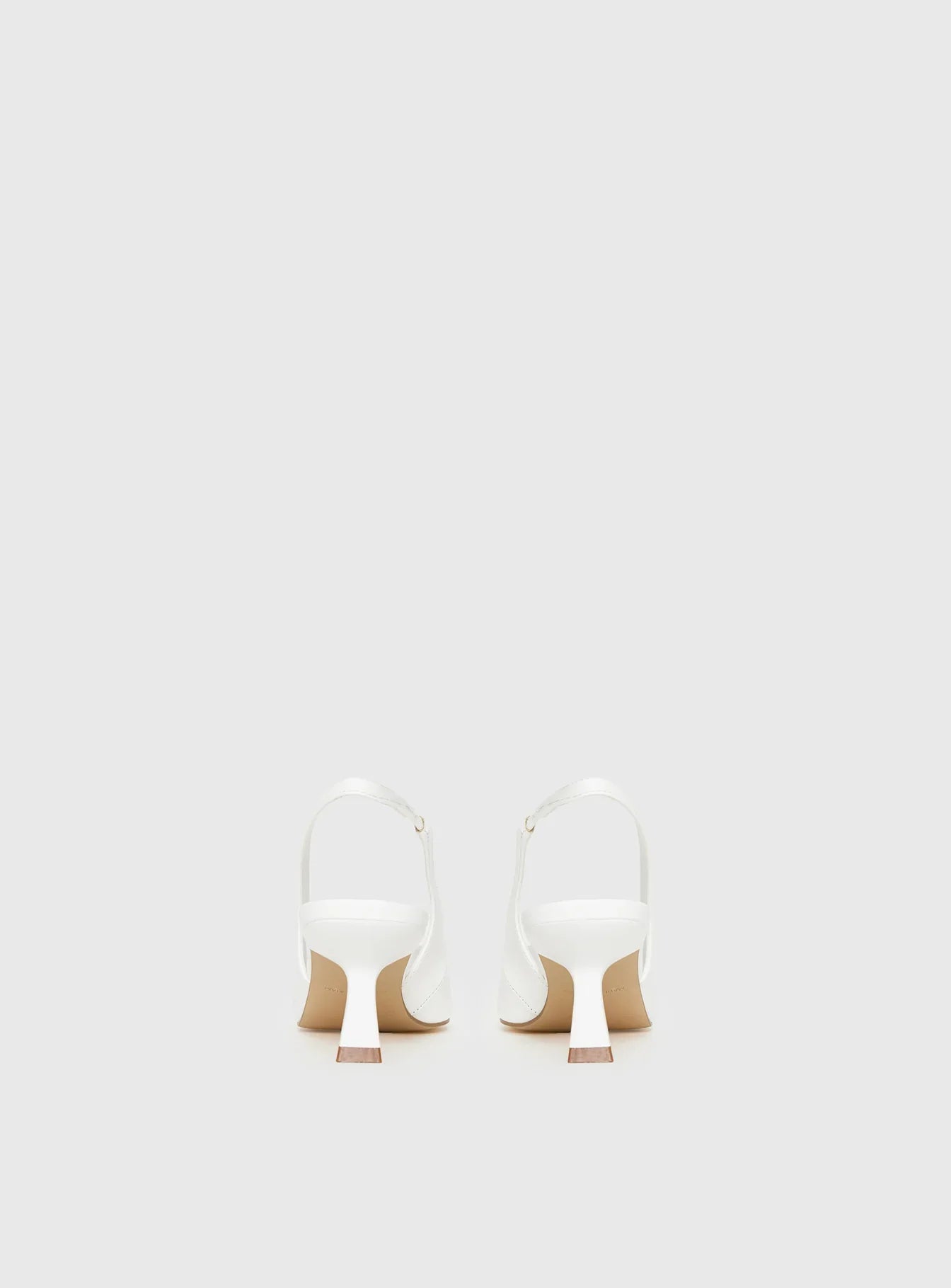 Denalia Pointed Toe Heels White Matte