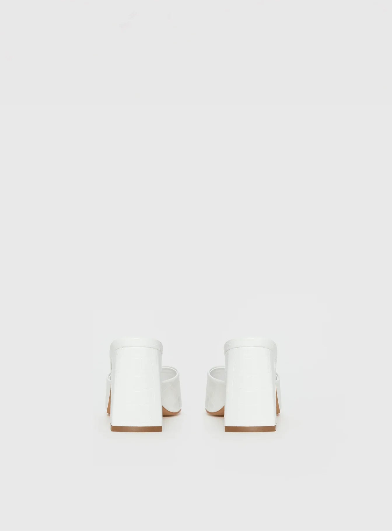 Sunset Boulevard Heels White