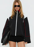 Shoreline Windbreaker Noir White