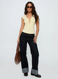 Glide Tie Up Top Butter