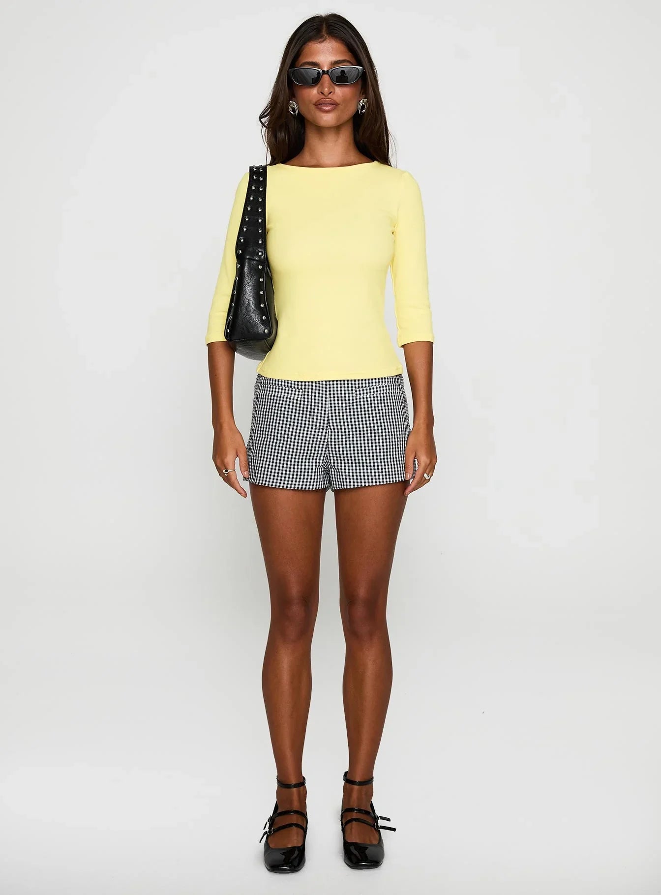 Elaia 3 4 Sleeve Top Yellow