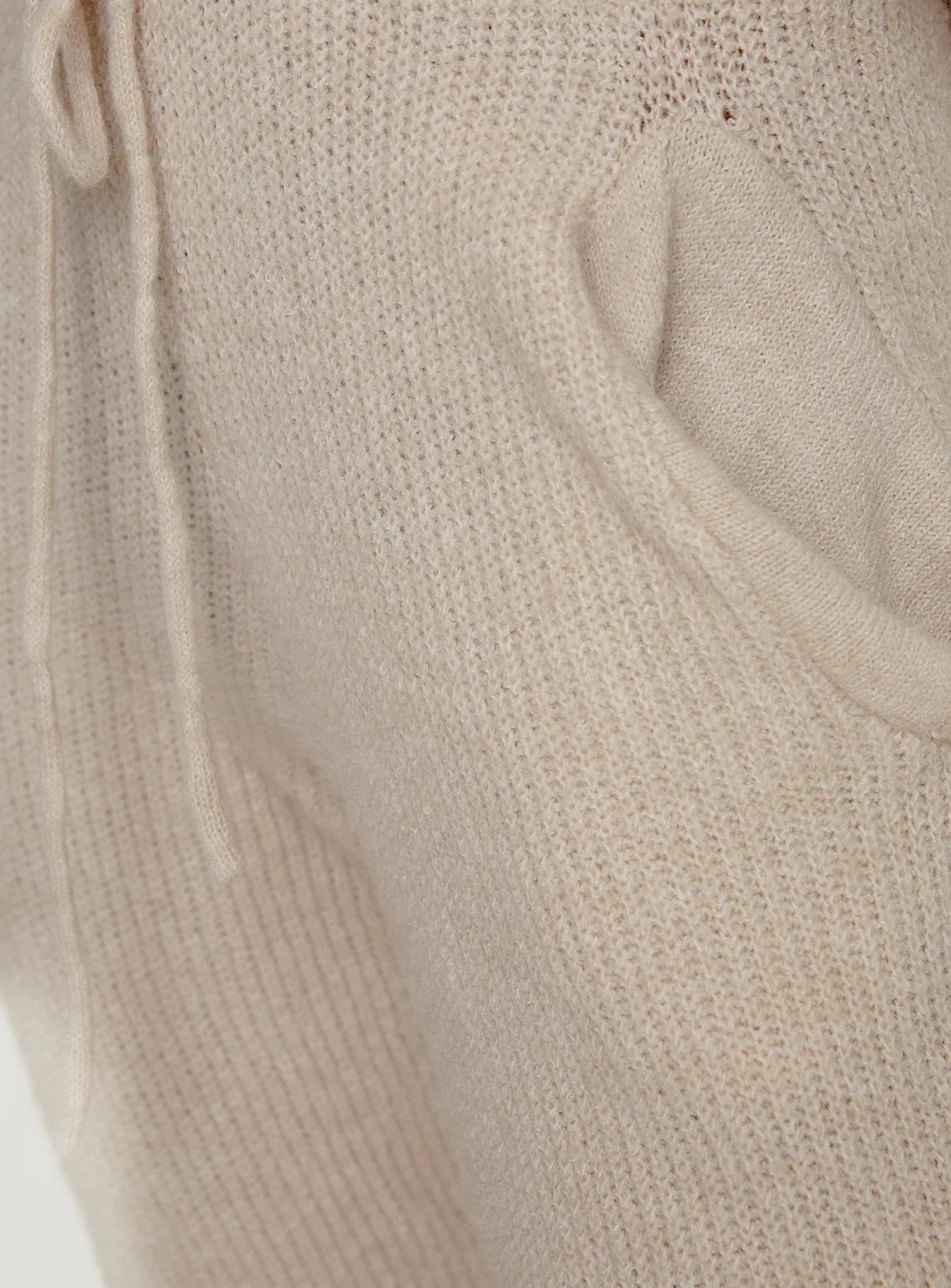Abrams Rib Knit Pant Beige