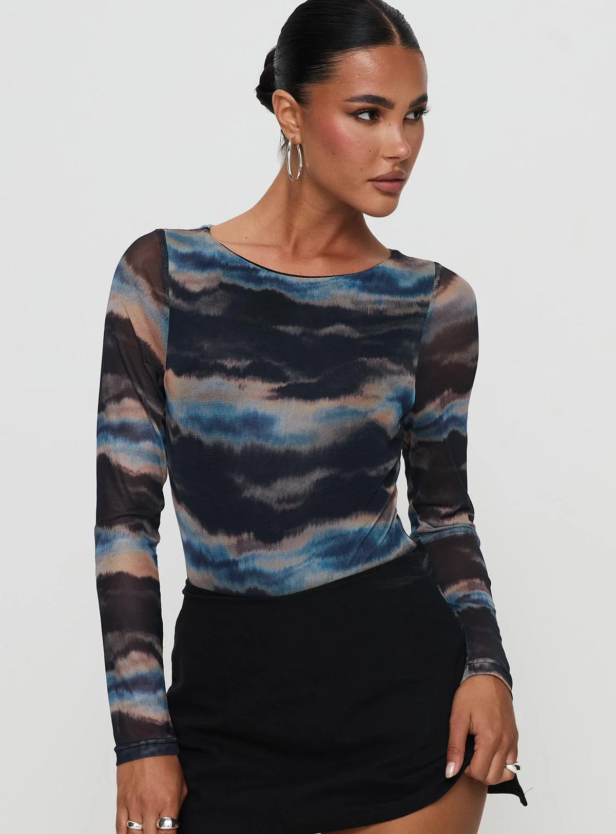 Agate Long Sleeve Bodysuit Multi