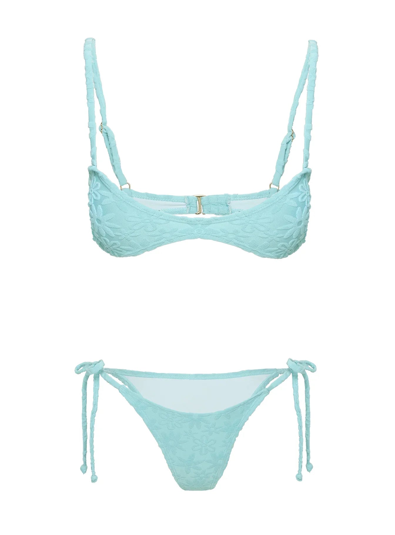 Keyton Bikini Top Blue Floral