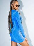 Valerie Mini Dress Blue