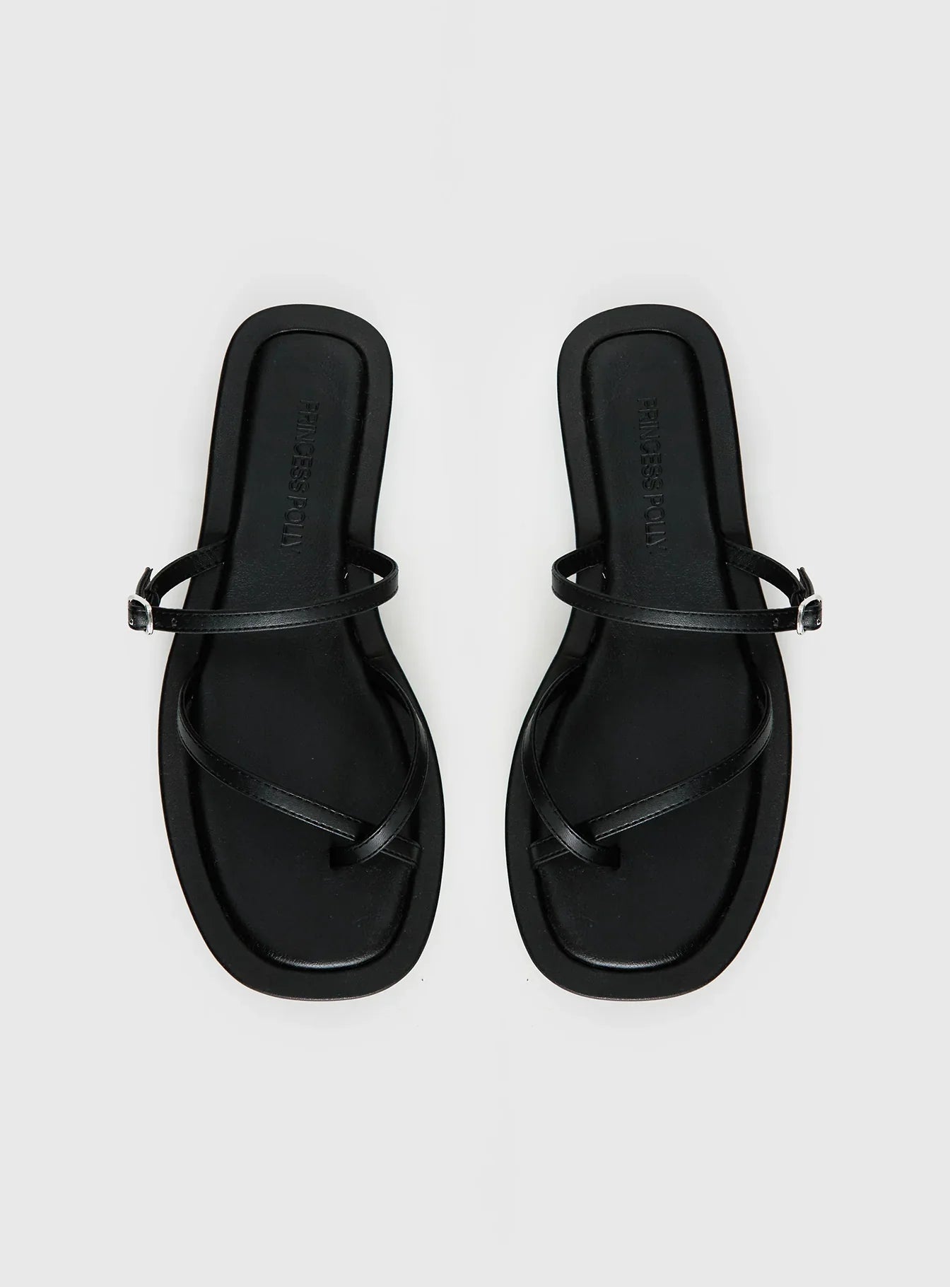 Riki Mini Belt Sandals Black