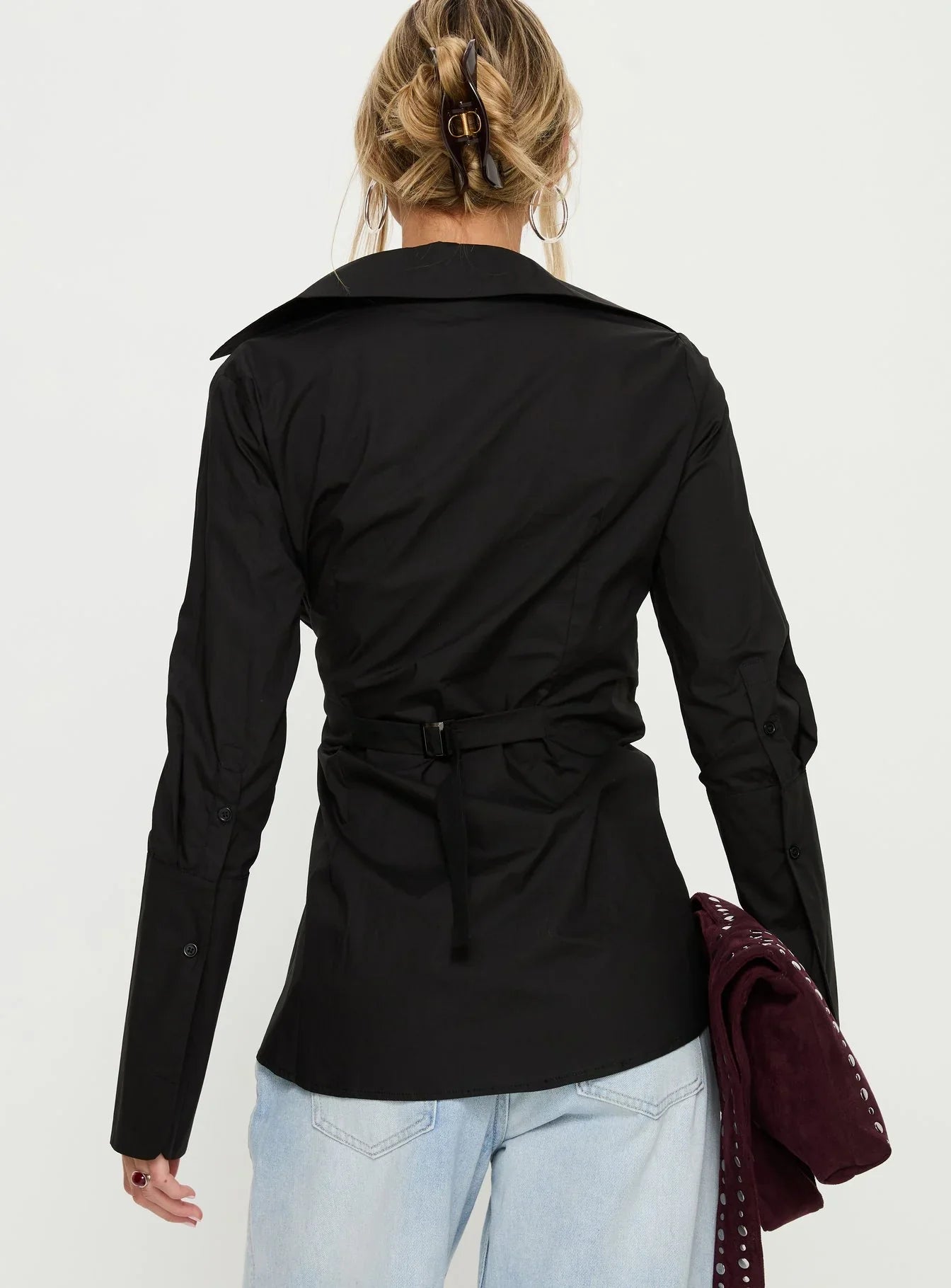 Nitsa Long Sleeve Shirt Black