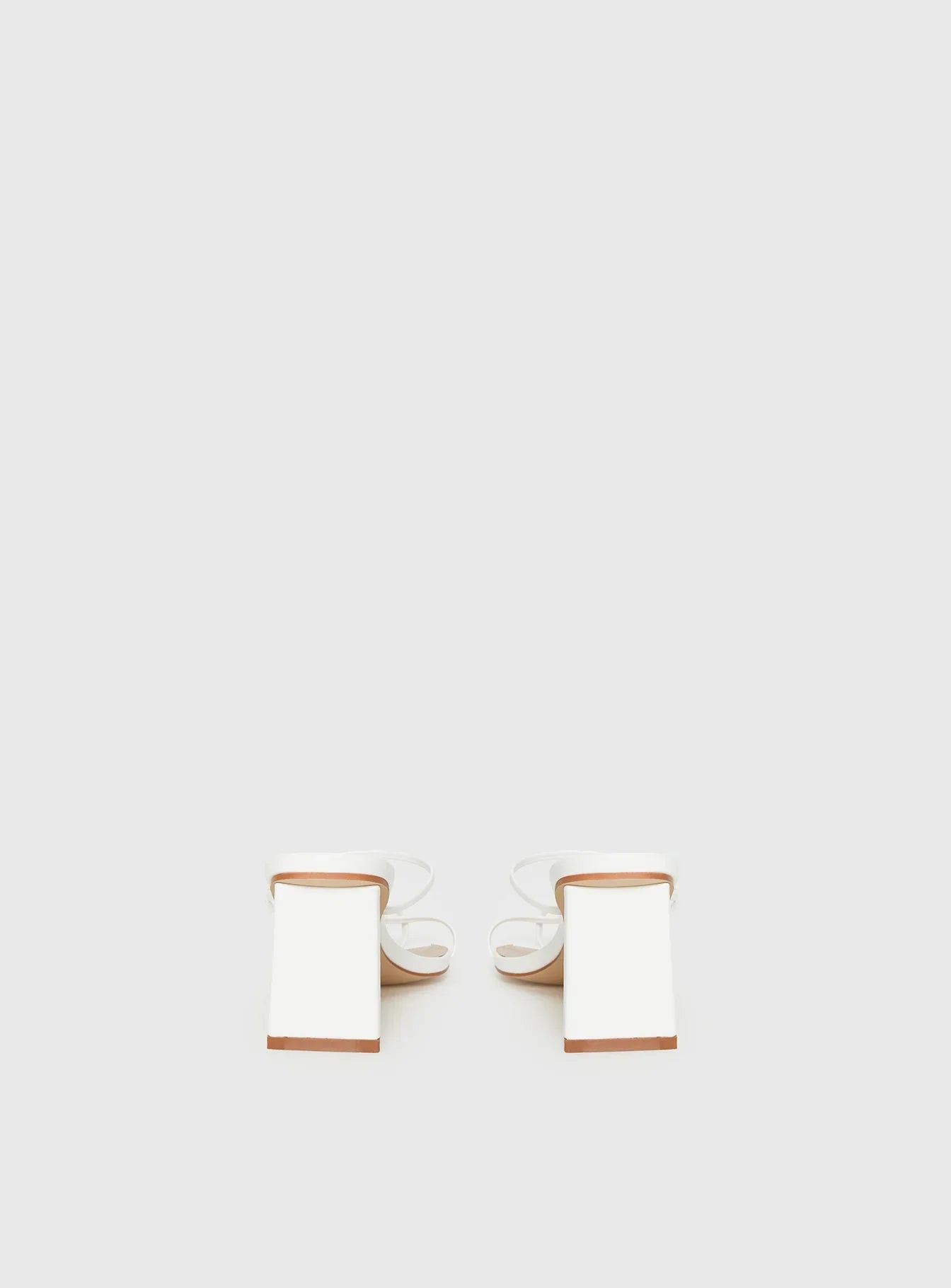 The Becka Heels White