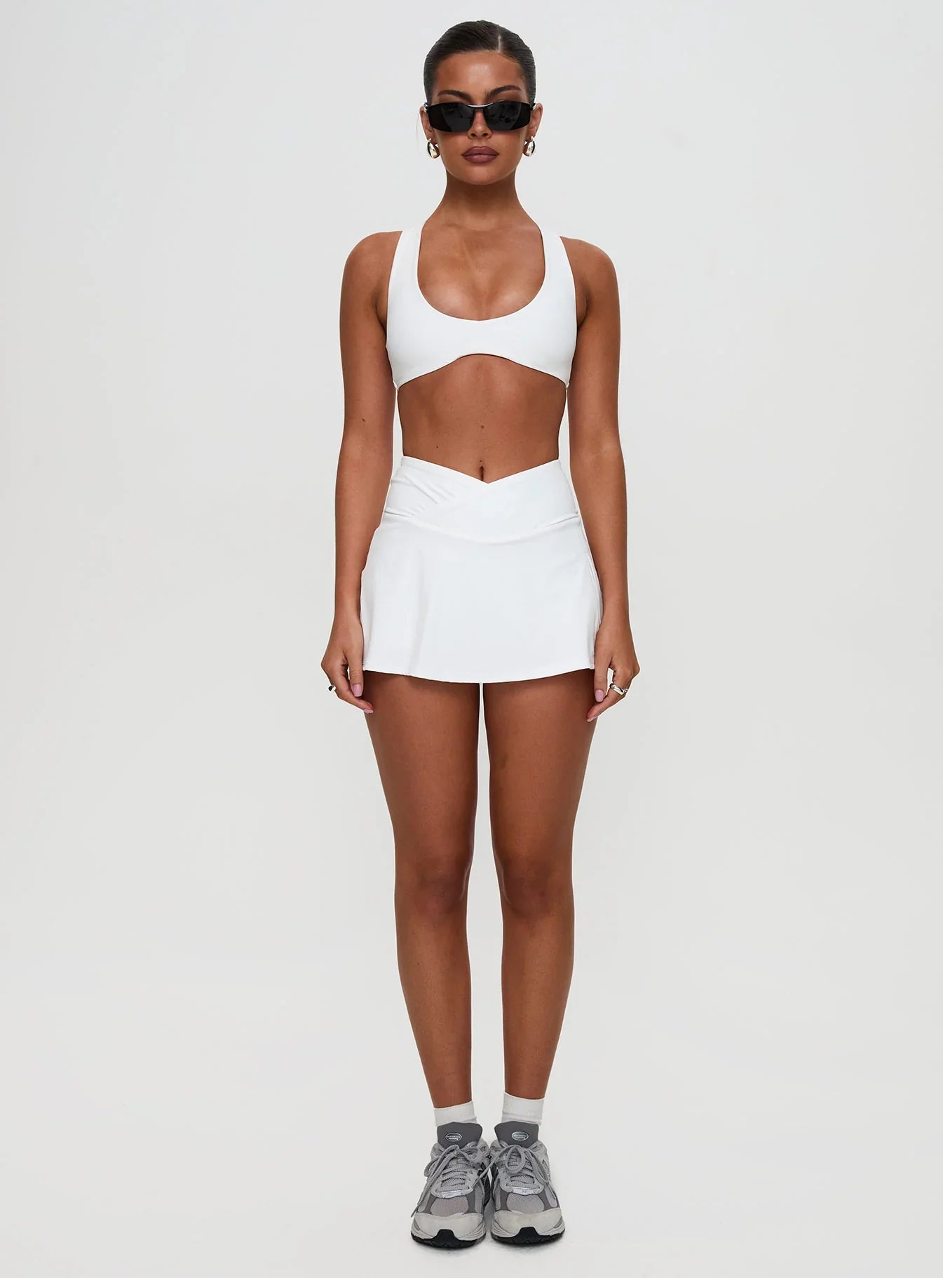 With Purpose Active Skort White