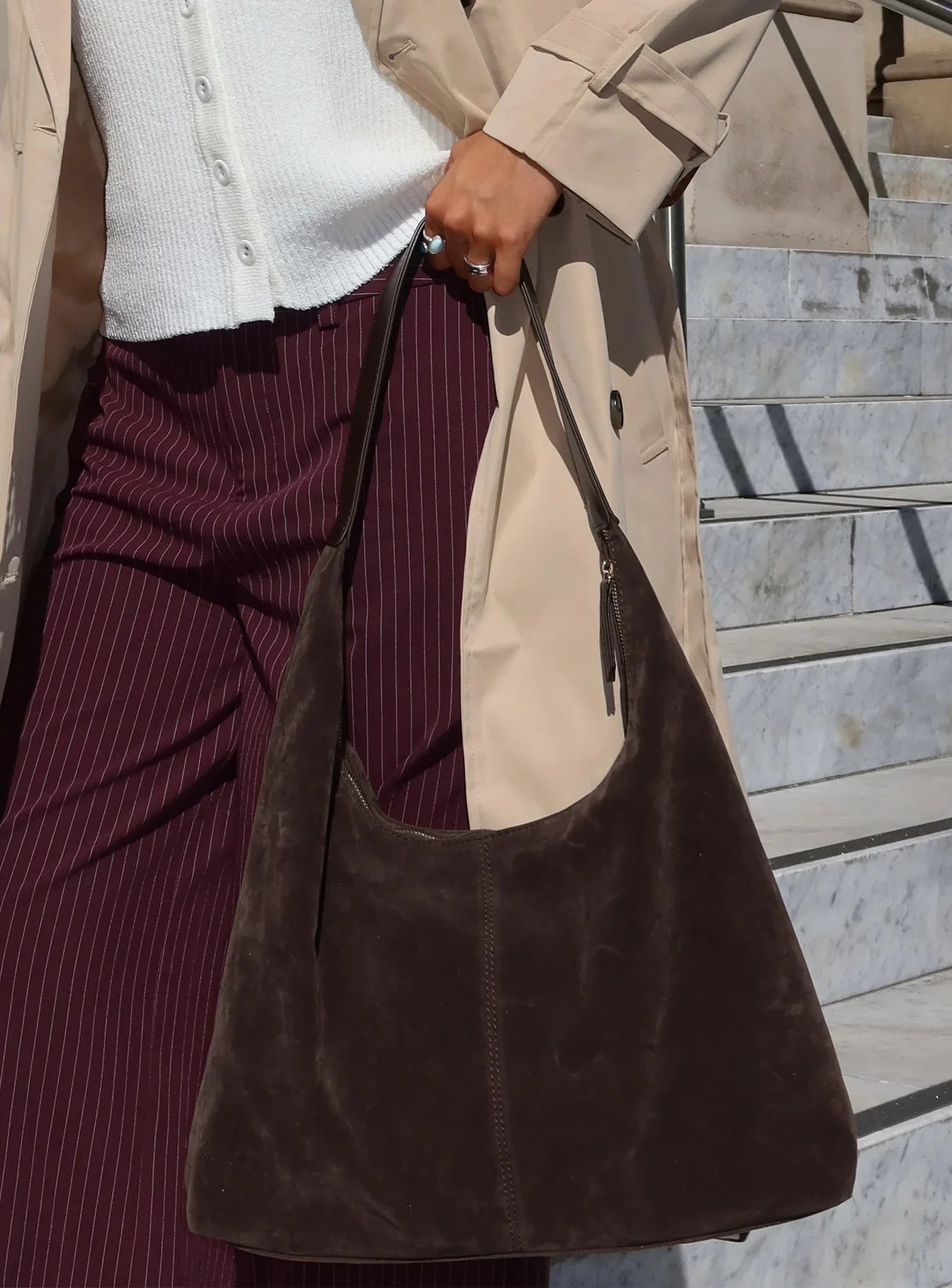 Better On Saturn Shoulder Bag Brown