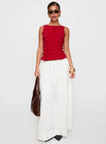 Felipa Maxi Skirt White