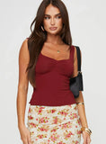 Rehna Top Burgundy