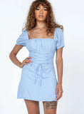 Fauci Mini Dress Blue