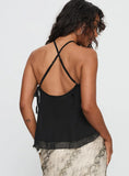 Rafaella Halter Top Black