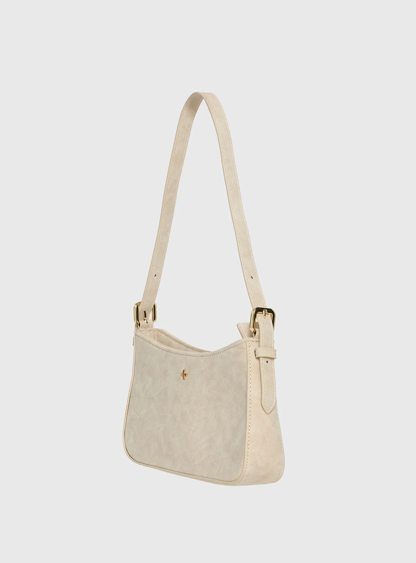 Peta Jain Lilu Bag Cream Faux Suede