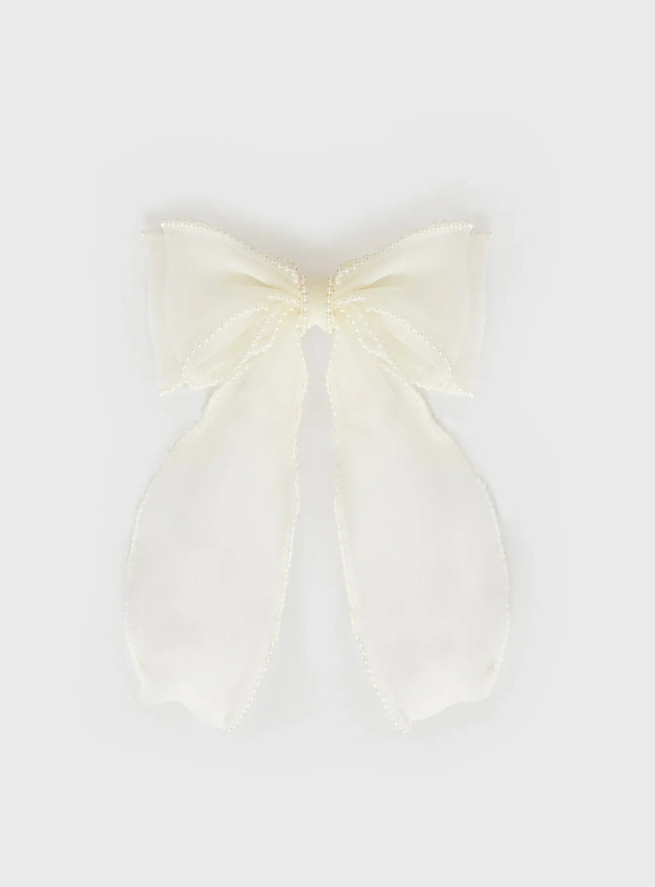 Emorie Hair Bow White