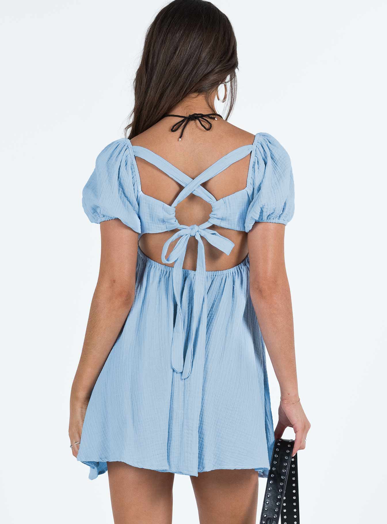 Lets Dance Mini Dress Blue