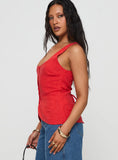 Spirito Vest Top Red