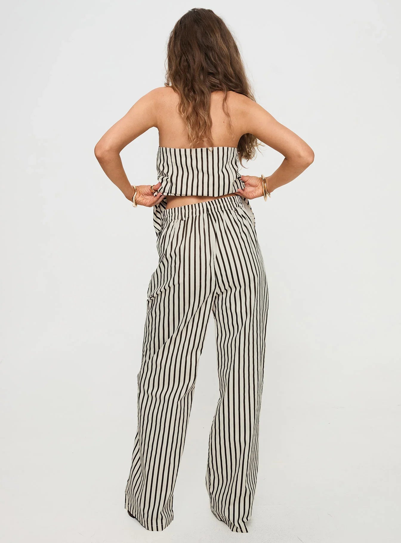 Cassiopeia Set Beige Stripe