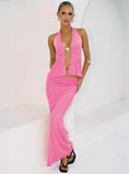 De Angelo Maxi Skirt Pink