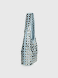 In The Crowd Shoulder Bag Blue Silver