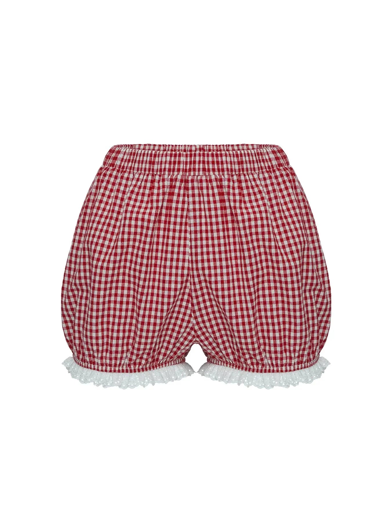 Bruncheon Shorts Red White