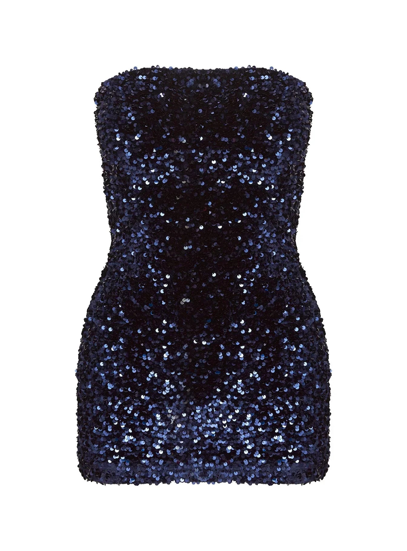 Eldoni Strapless Mini Dress Navy