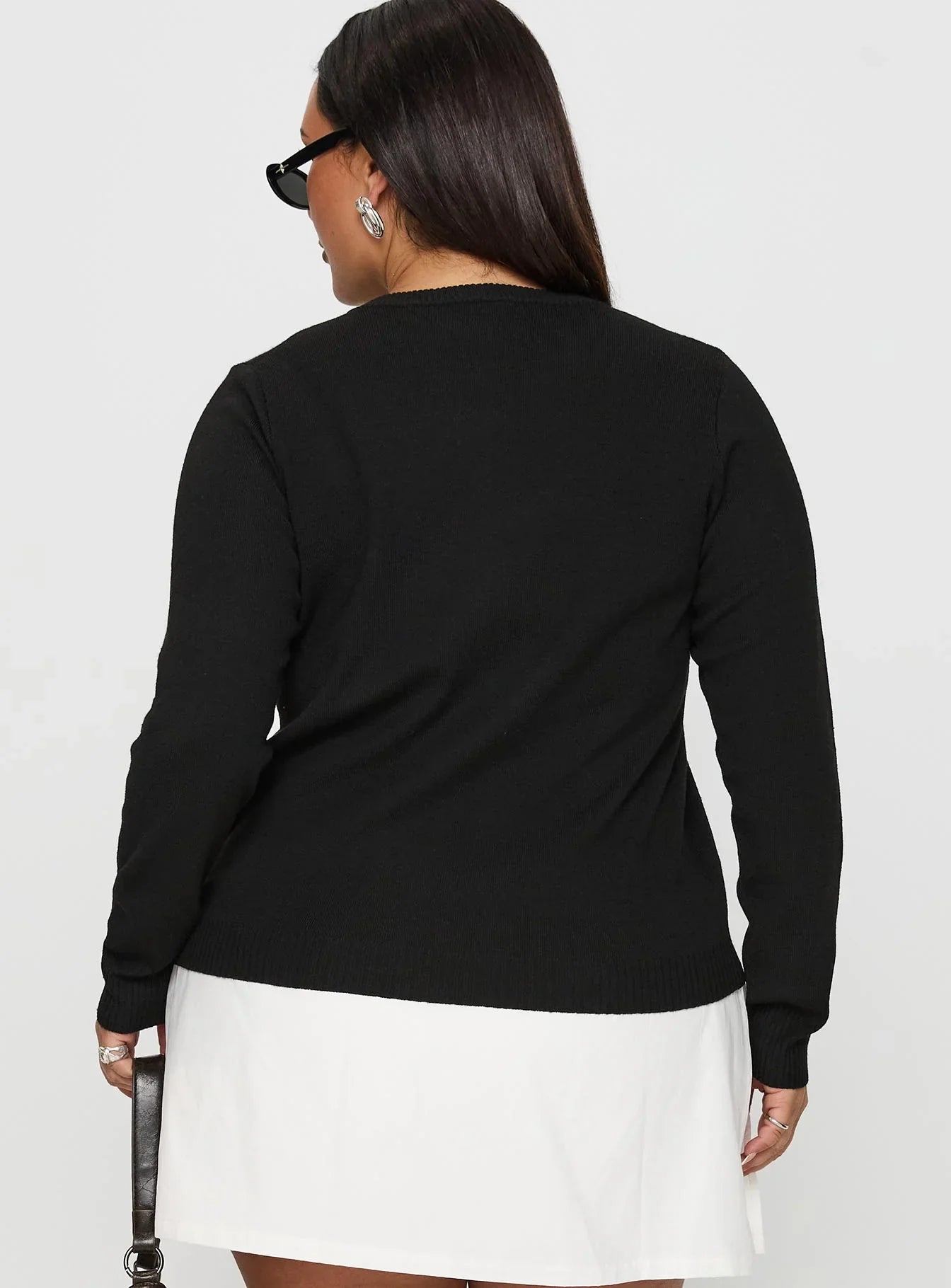 Lauraine Cardigan Black Curve